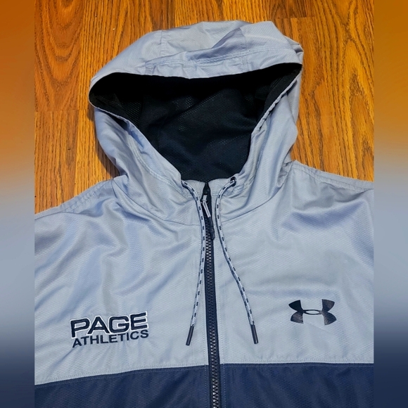 Under Armour Storm1 HeatGear Full-Zip Windbreaker Men's XL Water-Resistant Coat - Picture 4 of 11